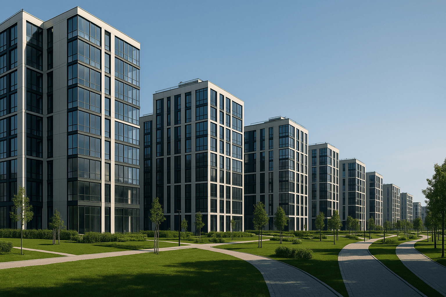 Фон — новостройки Санкт-Петербурга